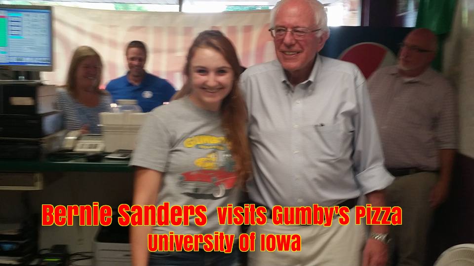 Bernie Sanders with Gumby