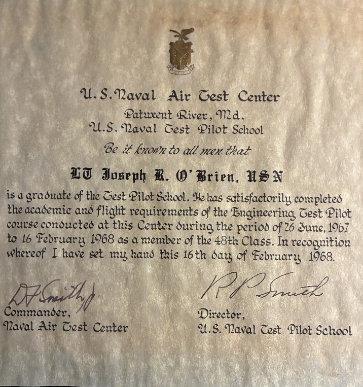 Joe Test Pilot School